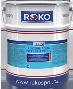 Rokosil Aqua 2K Therm RK 619 6kg set - Černá