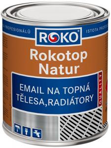 Rokotop Natur RK 411 bílý email na radiátory 0,75 kg