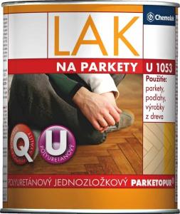 U1053, (U 1053), PARKETOPUR N lak polyuretanový na parkety, LESK  0,75l