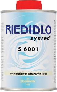 S6001 ( S 6001) SYNRED ředidlo do syntetických nátěrových látek na stříkání 0,4 l
