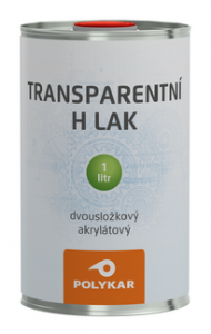 BKP POLYKAR Transparentní H Lak (1,0 l lak + 0,5 l tužidlo)